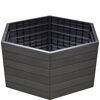 Sechseckiges Hochbeet Ergo XL 75 Stone
