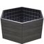 Sechseckiges Hochbeet Ergo XL 75 Stone