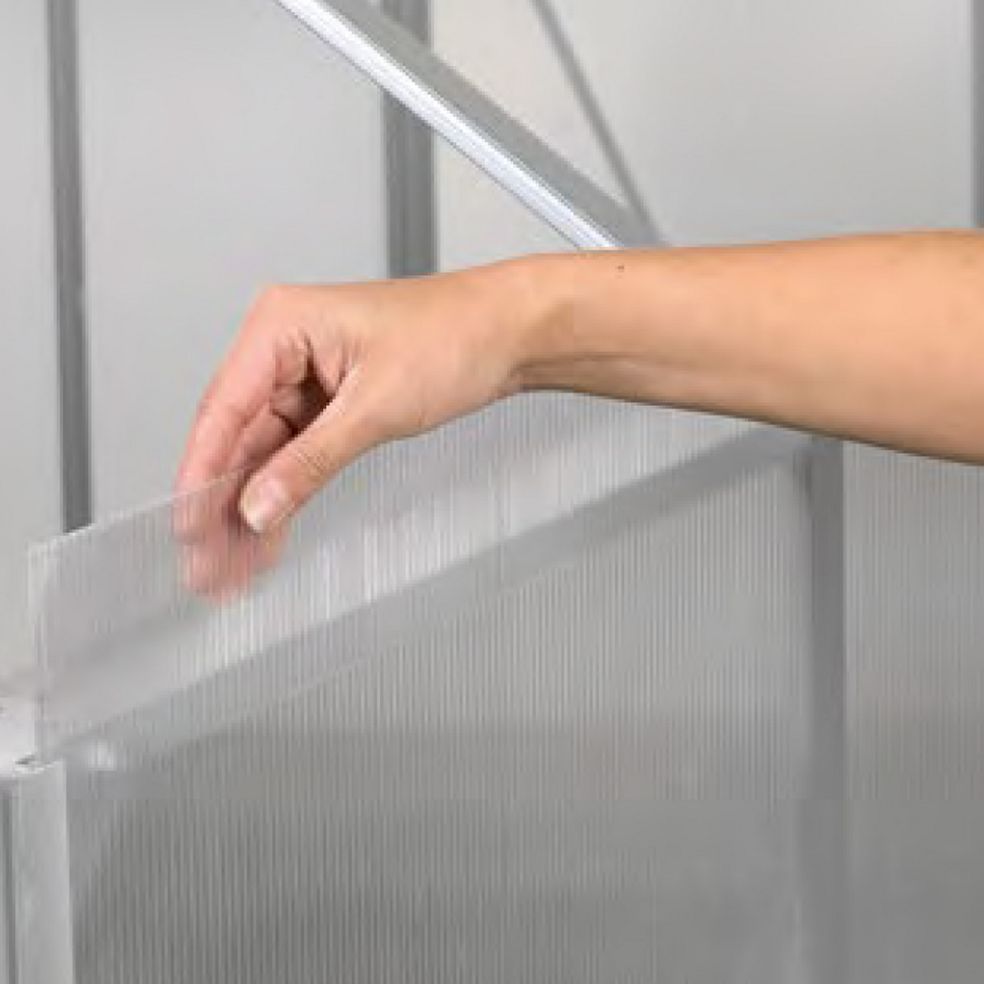 Hohlkammerplatten Gewächshaus 'Ergänzungsset 2' transparent 4 mm, 12-teilig + product picture