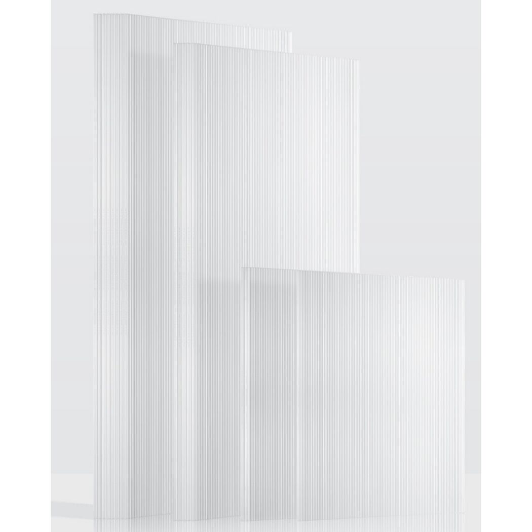 Gerippte Platten aus Acrylglas