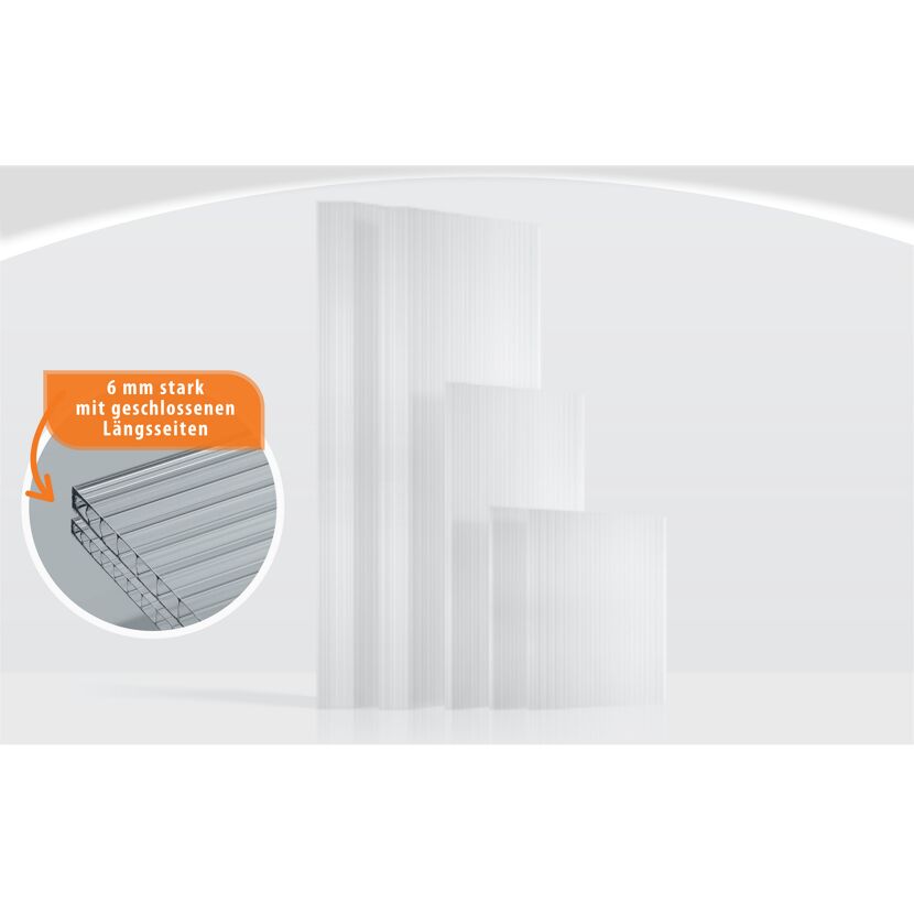 Mehrschichtige Hohlkammerplatten aus Polycarbonat