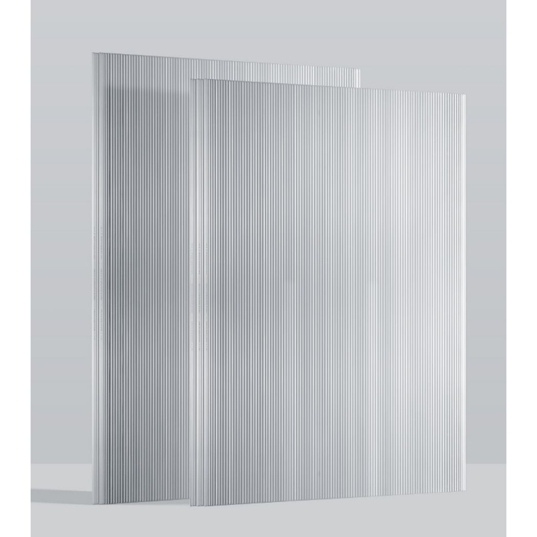 Gerippte Platten aus Acrylglas