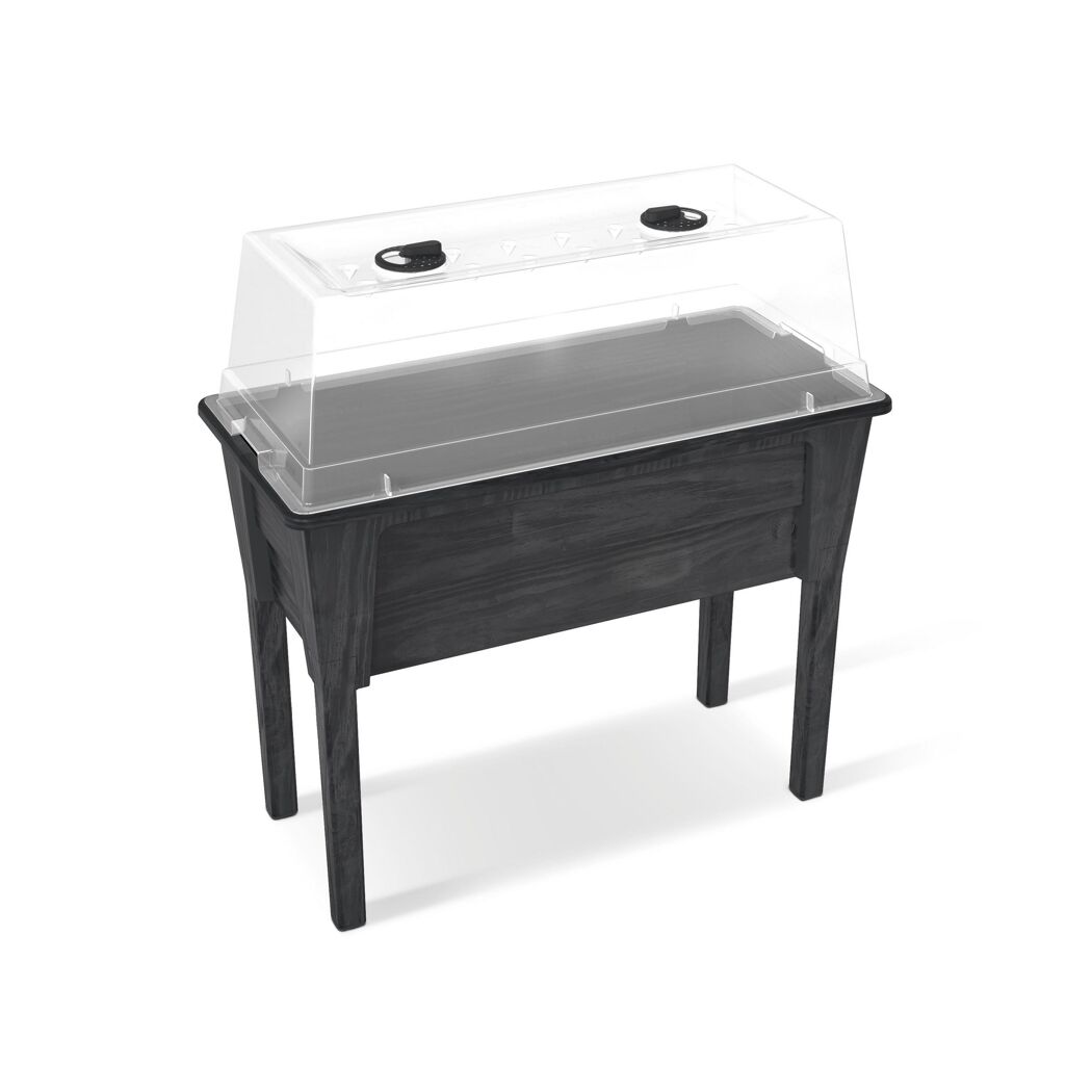 Hochbeet mit transparenter Abdeckung