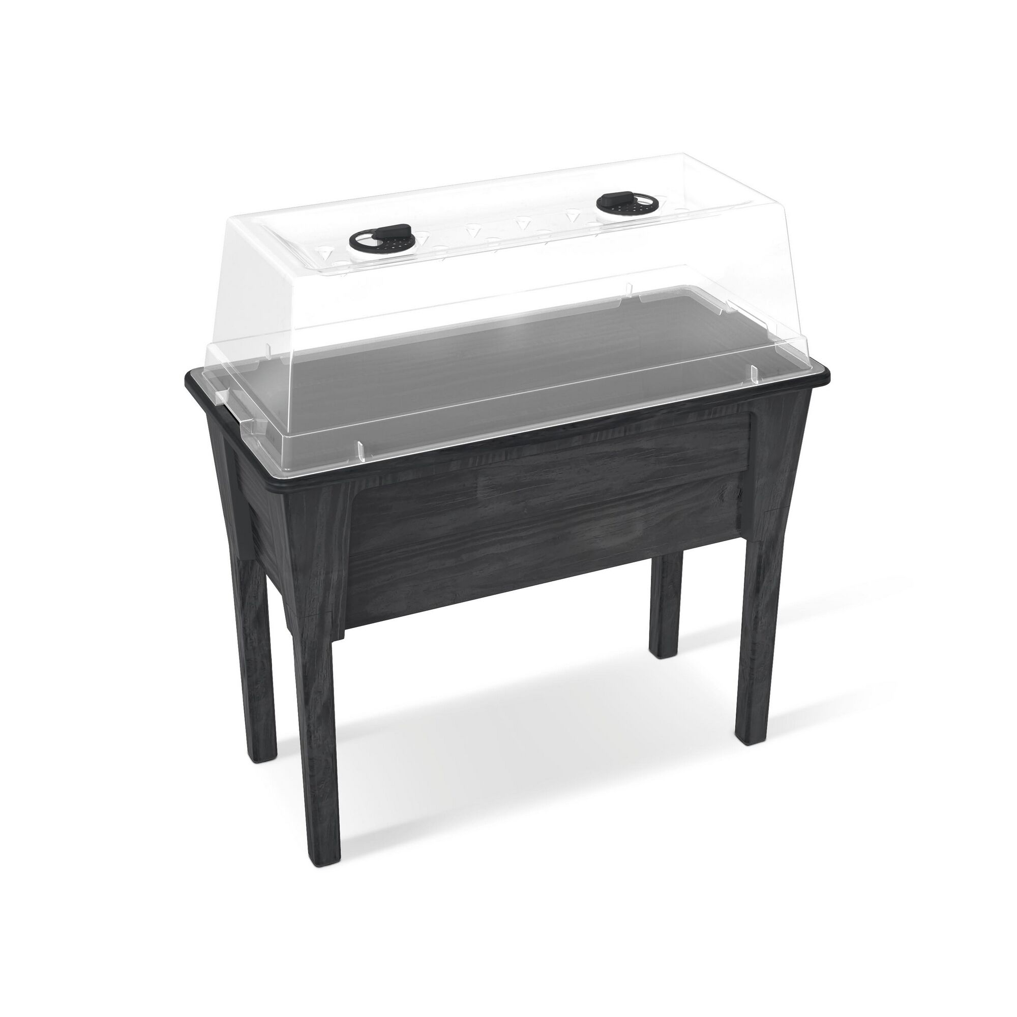 Hochbeet mit transparenter Abdeckung