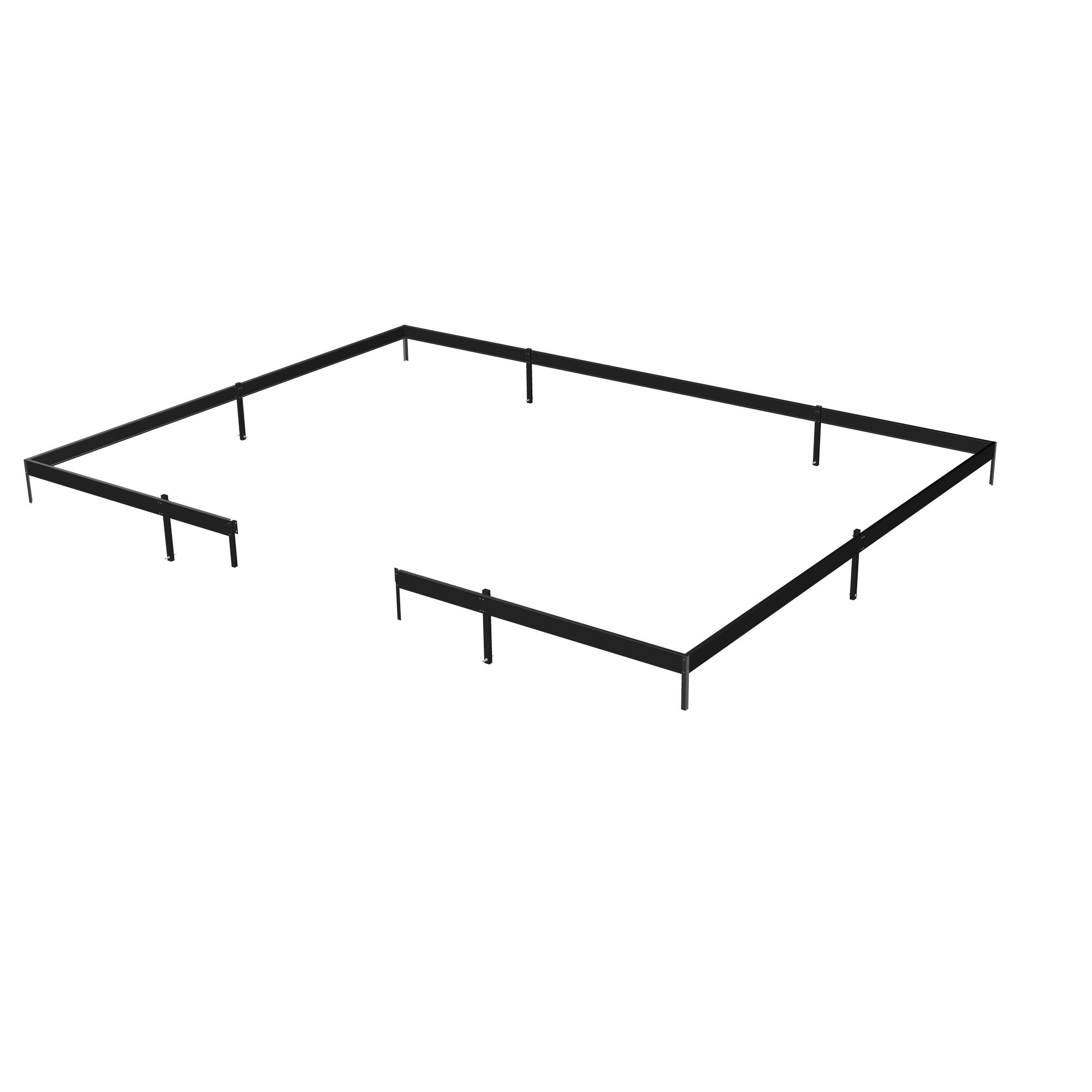 Schwarzer Fundamentrahmen für GWH GrandOase