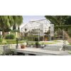 Gewächshaus GWH Uranus 8300 ESG im Garten