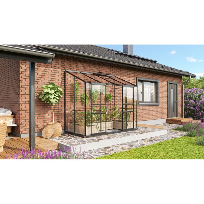 Gewächshaus Ida 3300 mit Pflanzen