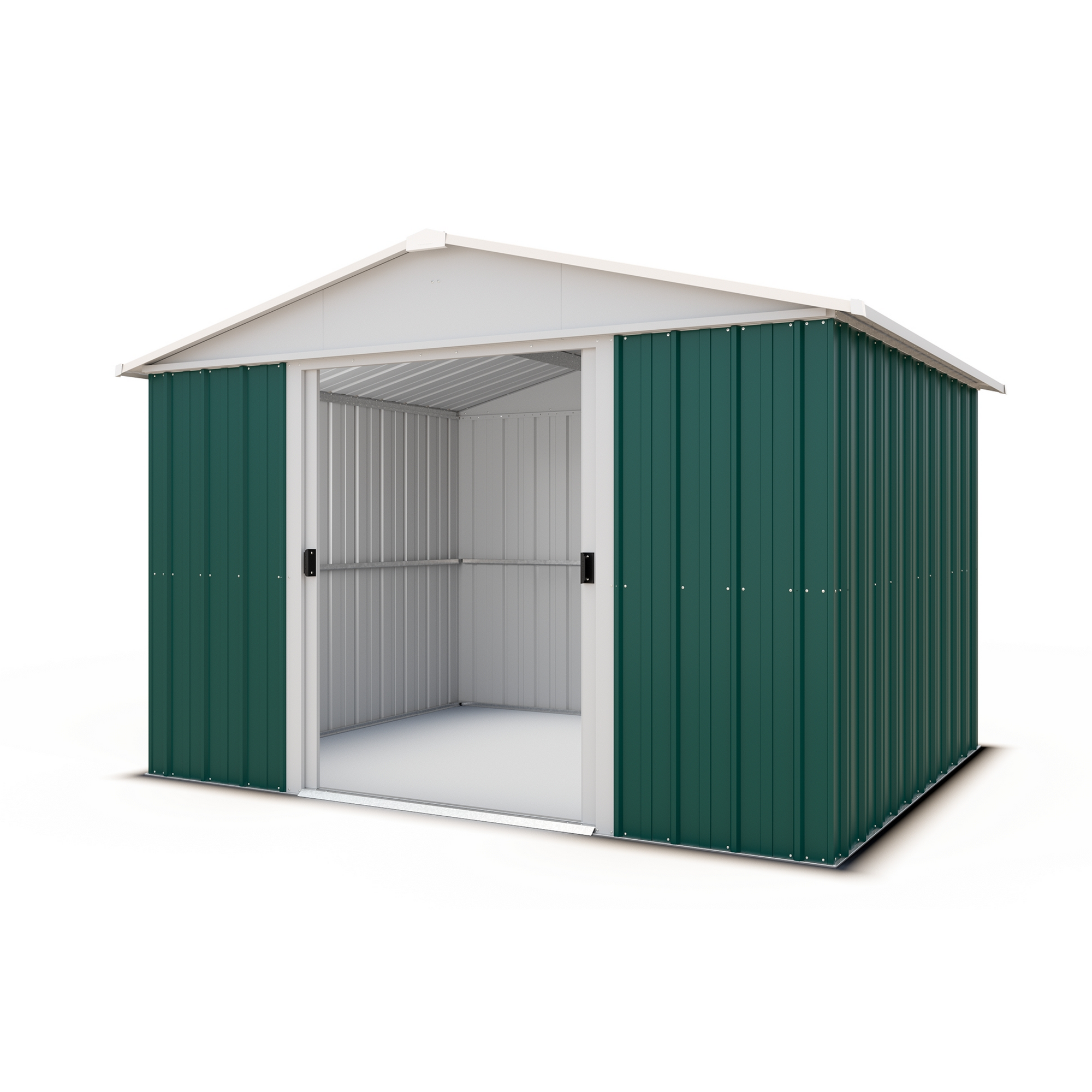 Metallgerätehaus 'Bayern 108GEYZ' grün 303 x 237 x 202 cm