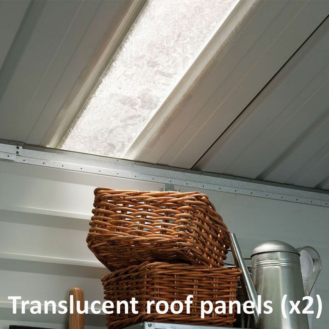 Lichtdurchlässige Dachpaneele (x2)