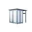Graues Gartenhaus WEKA Garten Q Multi