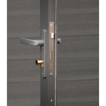 5. Bild von Gartenhaus 'WPC-Trend C' grau, Seitenfenster 340 x 279 x 222 cm