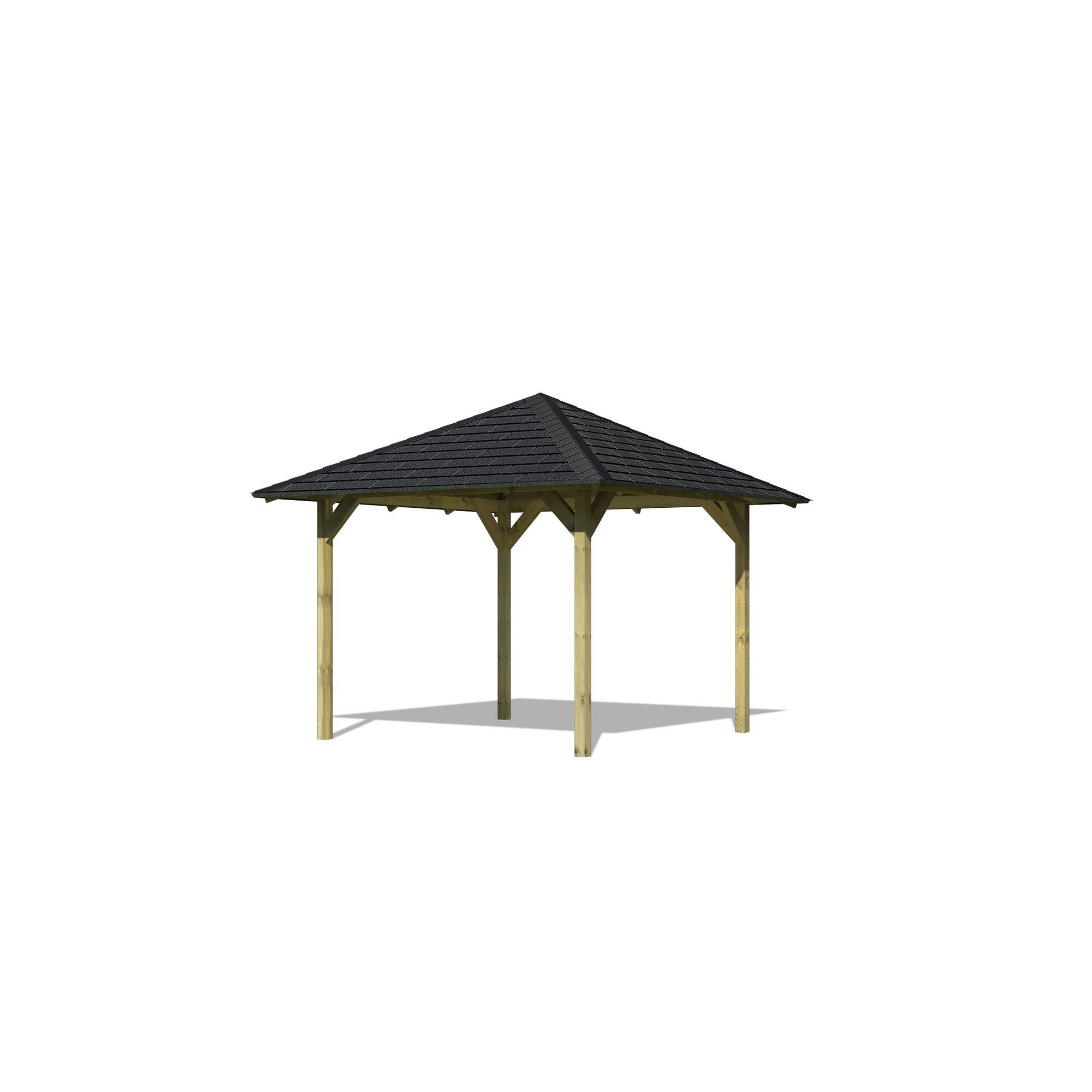 Pavillon Sevilla mit schwarzem Dach