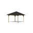 Pavillon Granada Set mit schwarzem Dach