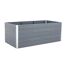 Graues WPC-Hochbeet XL 200x100x76cm