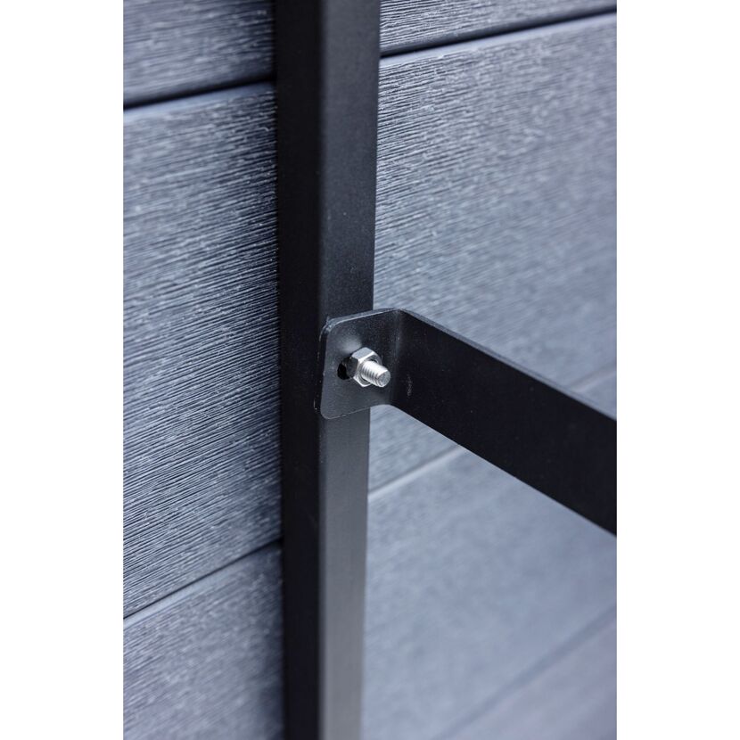 WPC Hochbeet XL, Detailansicht der Verschraubung