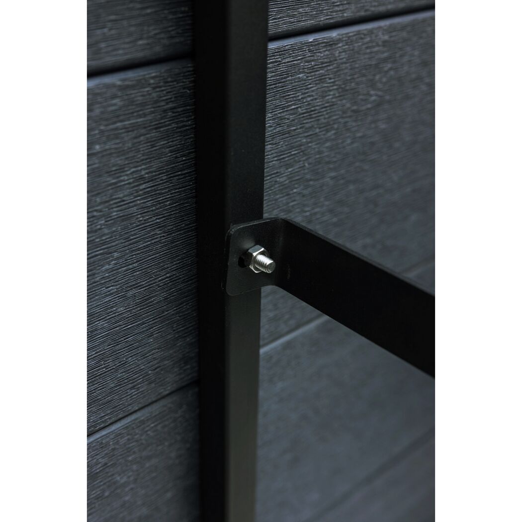 WPC Hochbeet XL, Detailansicht der Verschraubung