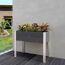 Hochbeet aus WPC 91 x 80 x 50 cm anthrazit