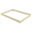 Hochbeet 120 x 9,5 x 80 cm aus Holz natur