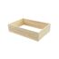 Hochbeet 120 x 9,5 x 80 cm aus Holz natur