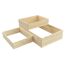 Hochbeet 120 x 9,5 x 80 cm aus Holz natur