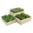 Hochbeet 120 x 9,5 x 80 cm aus Holz natur