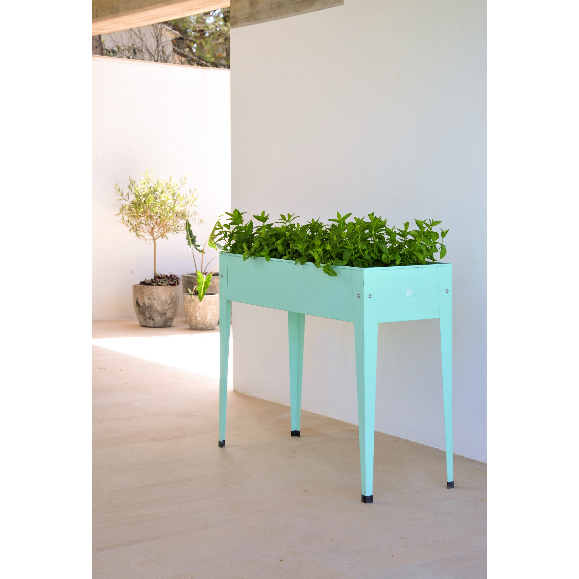 Hochbeet 'Urban' mint Metall 100 x 40 x 84 cm + product picture