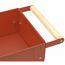 Hochbeet 'Barcelona' rostrot Metall 85 x 50 x 80 cm