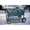 Mobiler Kräutergarten auf Rollen