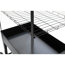 Verkleinertes Bild von Hochbeet mit Dach 'Expert' schwarz Metall 85 x 50 x 150 cm