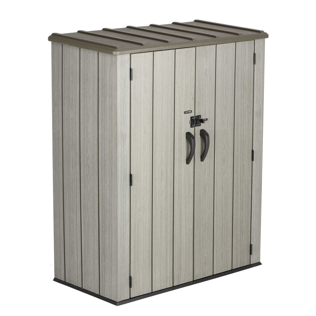 Geräteschrank dunkelgrau Kunststoff 1,51m³ 70 x 136 x 172 cm