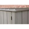 Geräteschrank dunkelgrau Kunststoff 1,51m³ 70 x 136 x 172 cm
