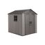 Gerätehaus 'Stella' grau Holzoptik Kunststoff 4,16 m² 213 x 213 x 228 cm