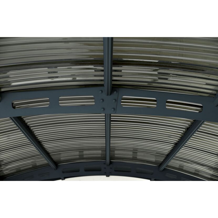 Unterseite eines Carports