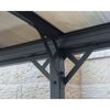 Carport Palma 5000 bronze: Detail der Dachkonstruktion