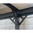 Carport Palma 5000 bronze: Detail der Dachkonstruktion