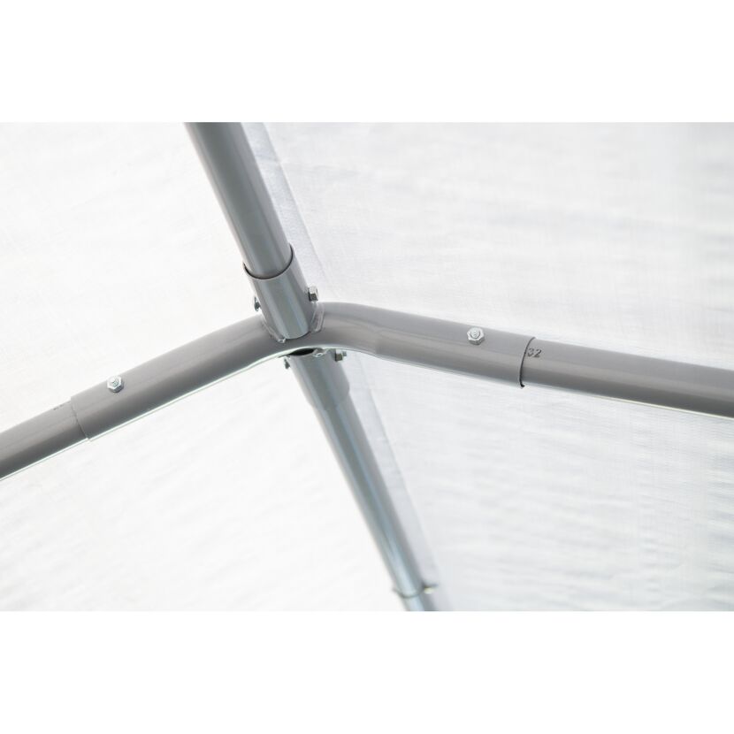 Zeltgarage 'Garage-in-a-Box' grau 18,3 m² 610 x 300 x 240 cm