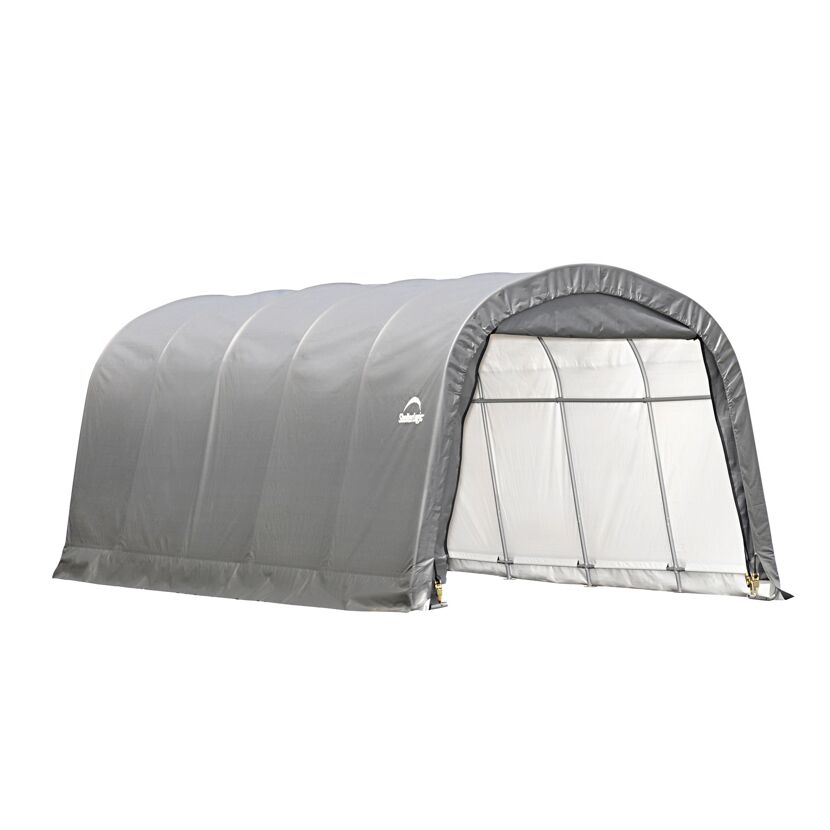 Graue ShelterLogic Foliengarage