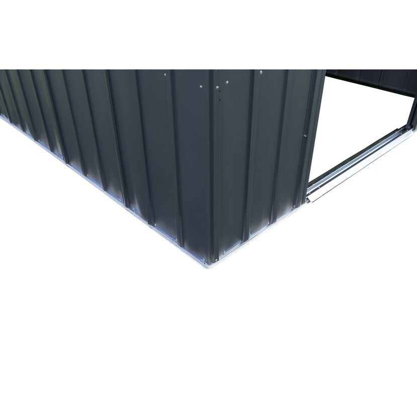Gerätehaus '1010' grau Stahlblech 297 x 313 x 198 cm