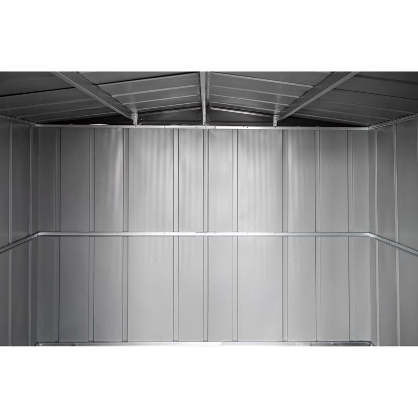 Gerätehaus '6 x 5' Holzoptik Metall 151 x 194 x 177 cm