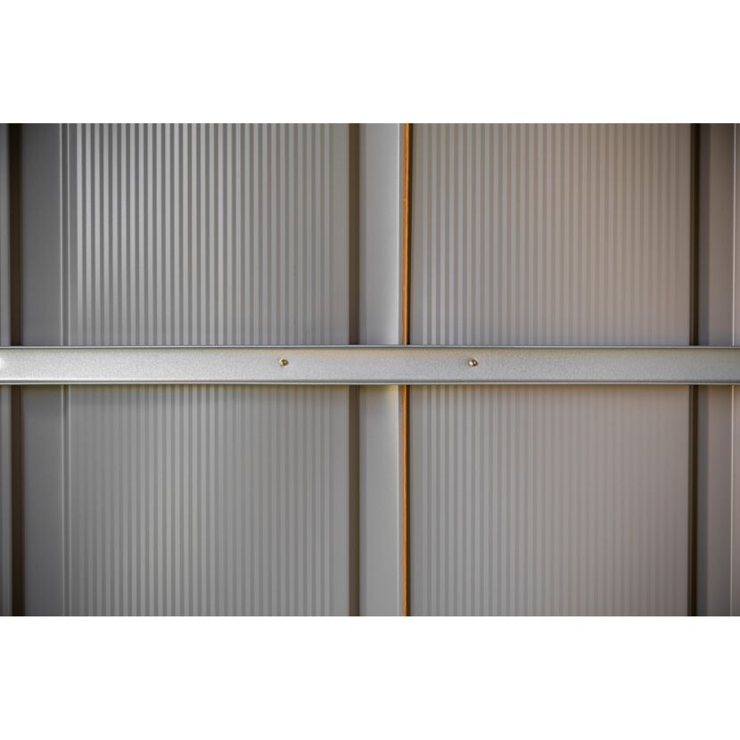 Gerätehaus '6 x 5' Holzoptik Metall 151 x 194 x 177 cm