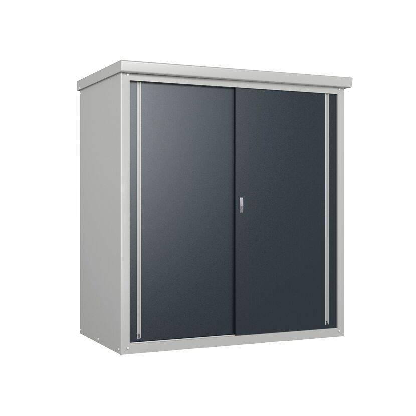 Geräteschrank 'Guardian D63' grau Stahl 98 x 172 x 187 cm