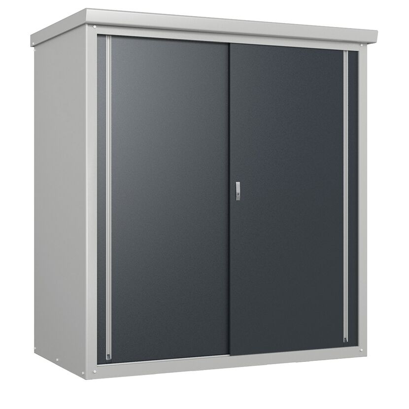 Geräteschrank 'Guardian D63' grau Stahl 98 x 172 x 187 cm