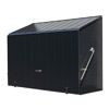 Aufbewahrungsbox 'Sesame' anthrazit Stahl 76 x 185 x 139 cm