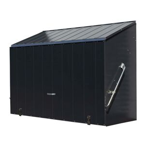 Aufbewahrungsbox 'Sesame' anthrazit Stahl 76 x 185 x 139 cm