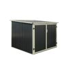 Fahrradgarage anthrazit Metall 200 x 203 x 158 cm