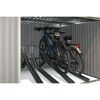 Fahrradgarage anthrazit Metall 200 x 203 x 158 cm