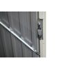 Fahrradgarage anthrazit Metall 200 x 203 x 158 cm