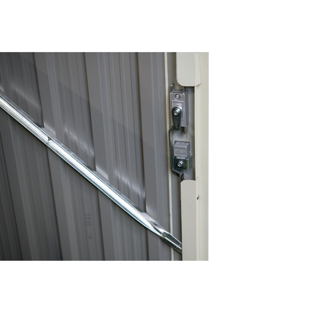 Fahrradgarage anthrazit Metall 200 x 203 x 158 cm