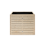 Hochbeet 'Asket M' Natur Holz 110 x 70 x 90 cm