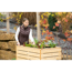 Hochbeet 'Asket M' Natur Holz 110 x 70 x 90 cm